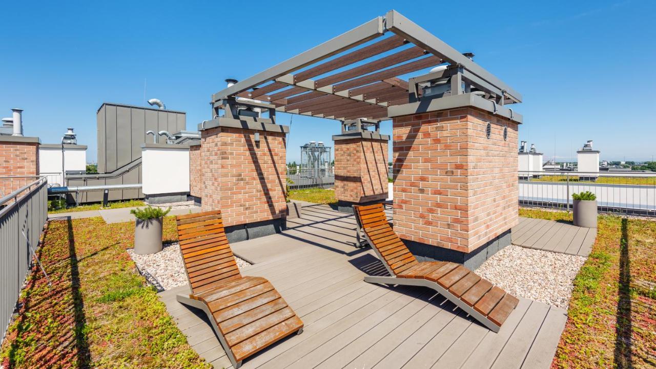 Garden Gates Apartments By Sun & Snow With Roof Terrace 格但斯克 外观 照片