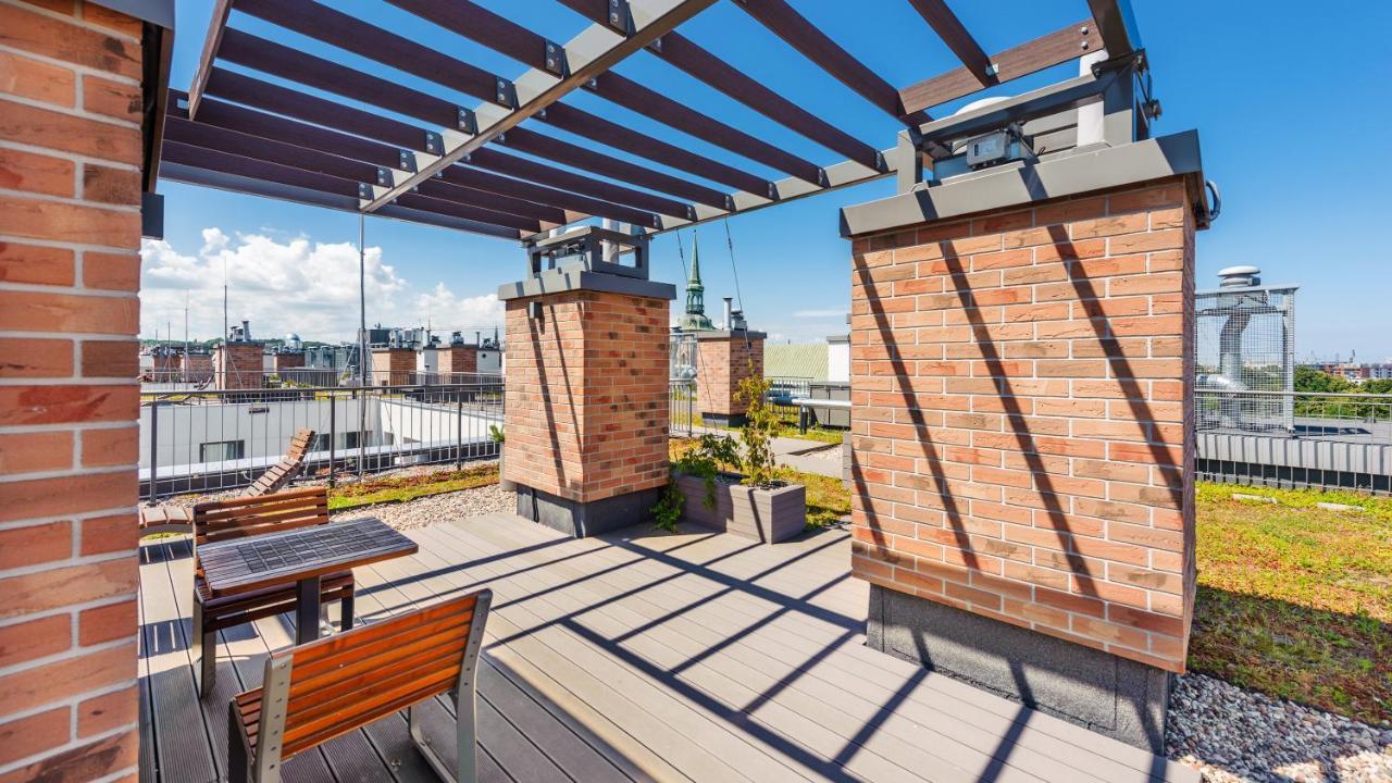 Garden Gates Apartments By Sun & Snow With Roof Terrace 格但斯克 外观 照片